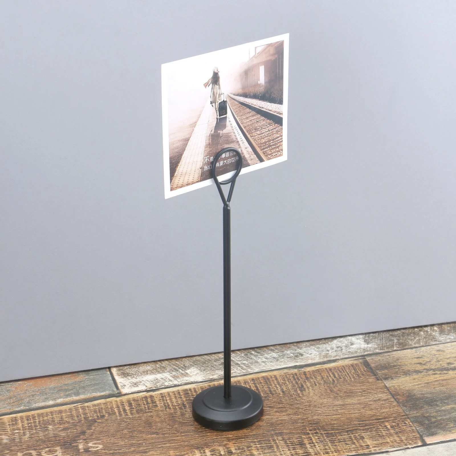 Clips de etiquetas de asiento de boda de acero inoxidable, soporte de señal reservada para menú, soporte para números de mesa, soporte para tarjetas de lugar