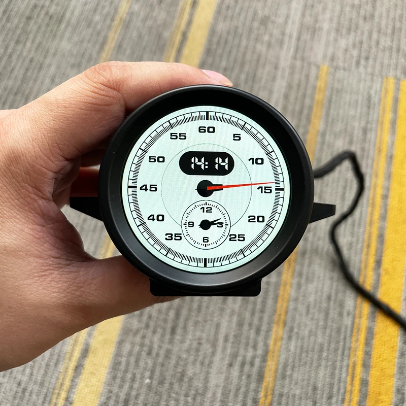 For Porsche Cayenne Panamera 970 Macan 95B Upgrade Kit Liquid Crystal Speedometer LCD Clock Stopwatch Car Modification