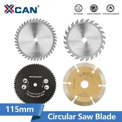 XCAN Wood Saw Blade 115mm Carbide Tipped TCT Saw Disc for Woodworking PVC Plastic Cutting Disc Circular Saw Blade