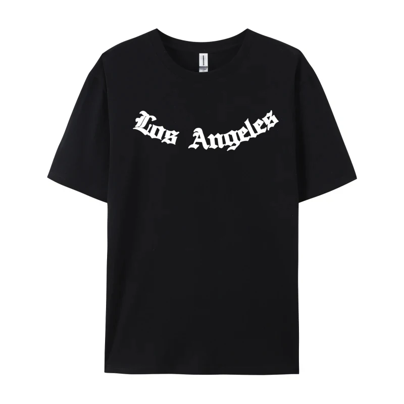 Los Angeles T-shirts Classic Prevalent Round Neck 100% Cotton Tops & Tees Free Shippping Items Lowest Prices Camisas