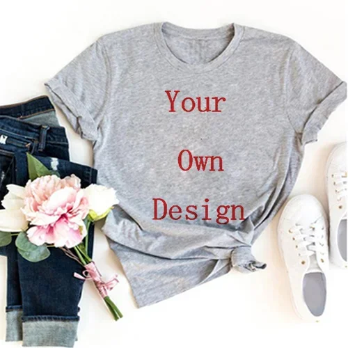 Customized Your Own Design Unisex t Shirt tshirt women designer manga t shirt female y2k clothing