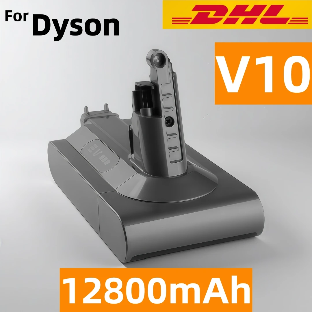 Новинка для Dyson V10, 12800 мАч, 25,2 В, аккумулятор для Dyson SV12, литий-ионный пылесос Absolute Animal, аккумуляторная батарея SV12