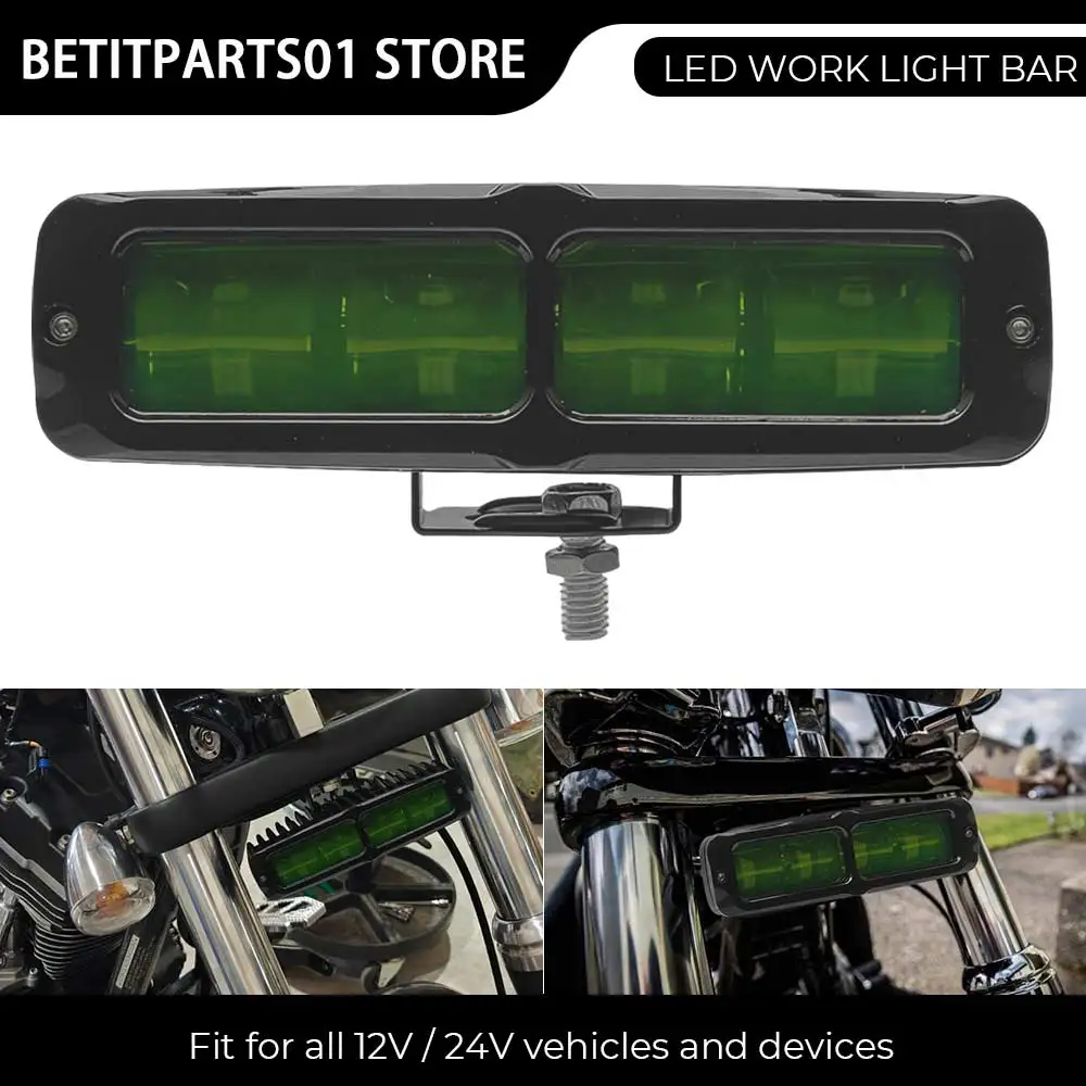 

6-дюймовая светодиодная рабочая фара для мотоциклов, 1 шт., аксессуары для внедорожников, тяжелых грузовиков, квадроциклов, UTV, 4x4, автомобилей, мотоциклов, тракторов, лодок