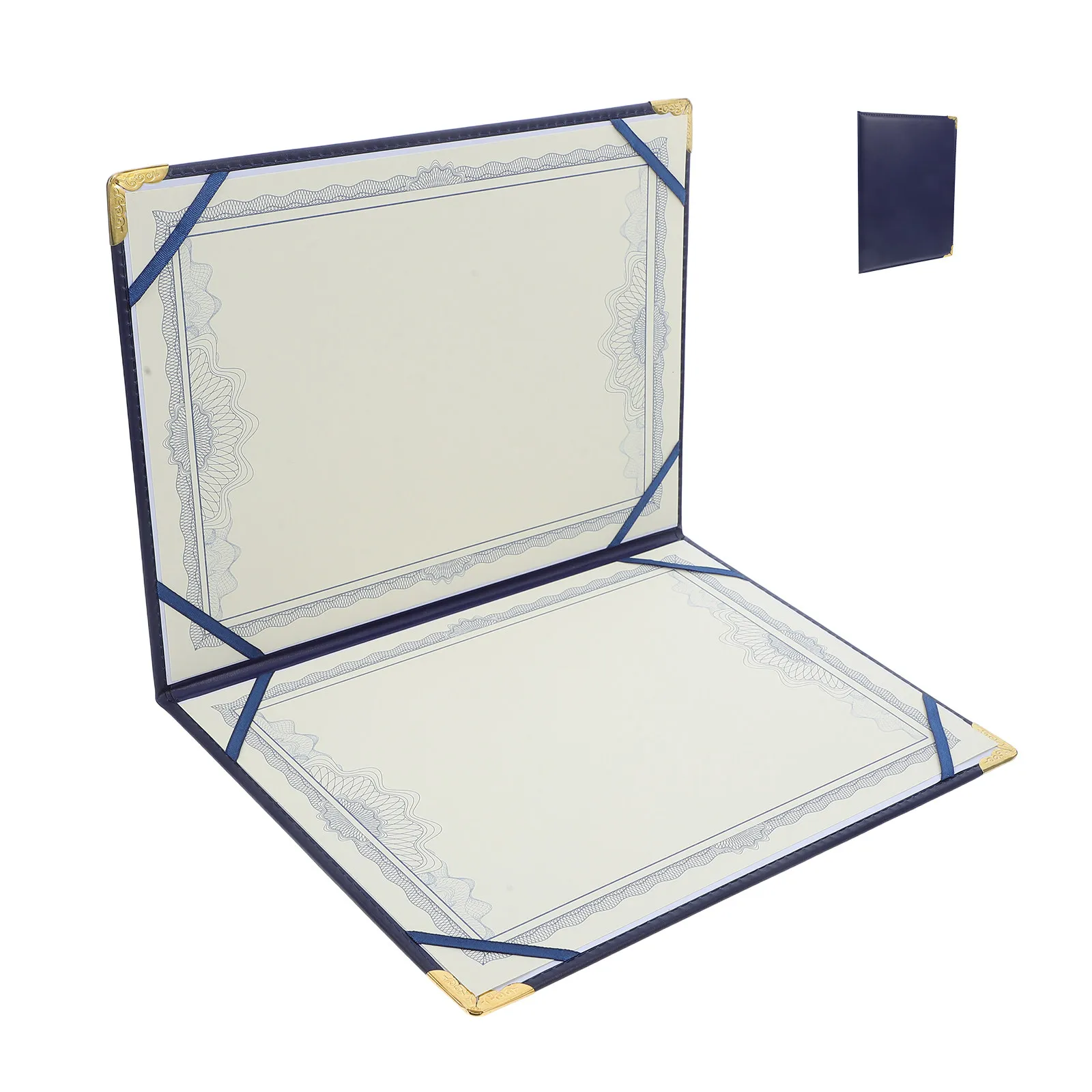 

Graduation Document Holder A3 Size Stylish PU Certificate Cover Diploma Folder Award Presentation Protector