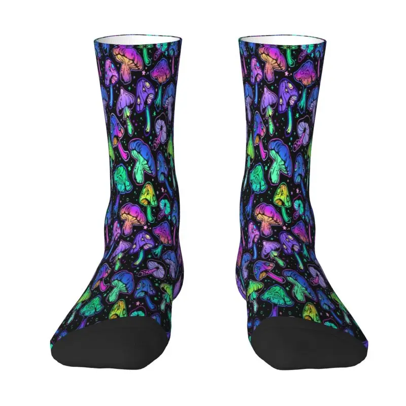 

Novelty Printing Psychedelic Magic Mushrooms Socks for Women Men Stretchy Summer Autumn Winter Crew Socks