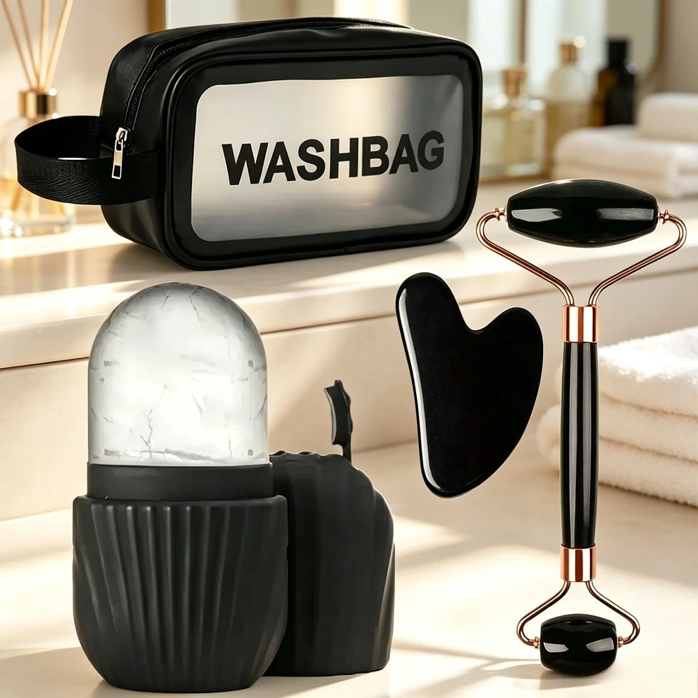 4/1-delige gezichtsmassageset - Face Ice Roller Puffiness recensie en prijs