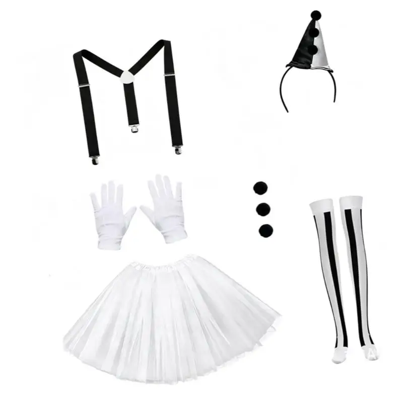 A52E Holiday Costume Set for Themed Parties and Stage Styling Wear