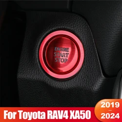 For Toyota RAV4 XA50 2019 2020 2021 2022 2023 2024 RAV 4 Hybrid LE XLE Car Engine Push Start Stop Button Cover Trim Accessories