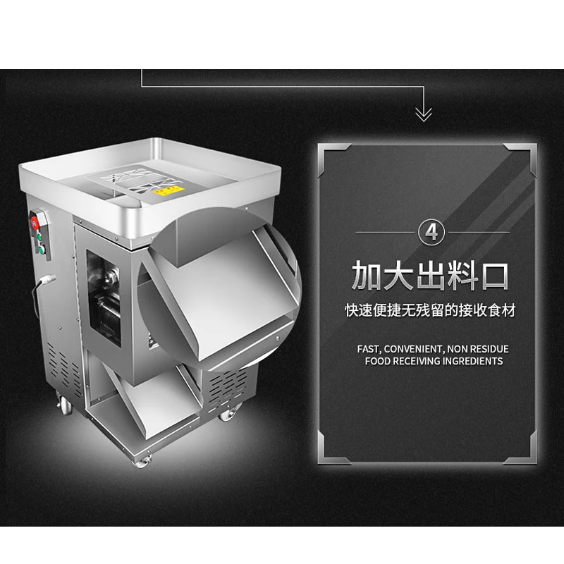 آلة قطع شرائط لحم البقر آلة تقطيع اللحوم الطازجة آلة تقطيع لحوم الدجاج