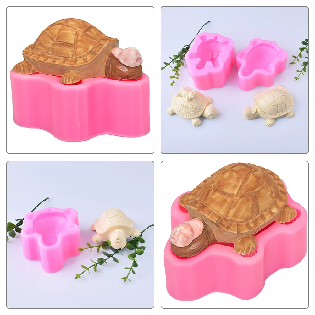 Turtle Silicone Mold Cookie Molds DIY Crafts Polymer Clay Supplies Casting Handmade Soap