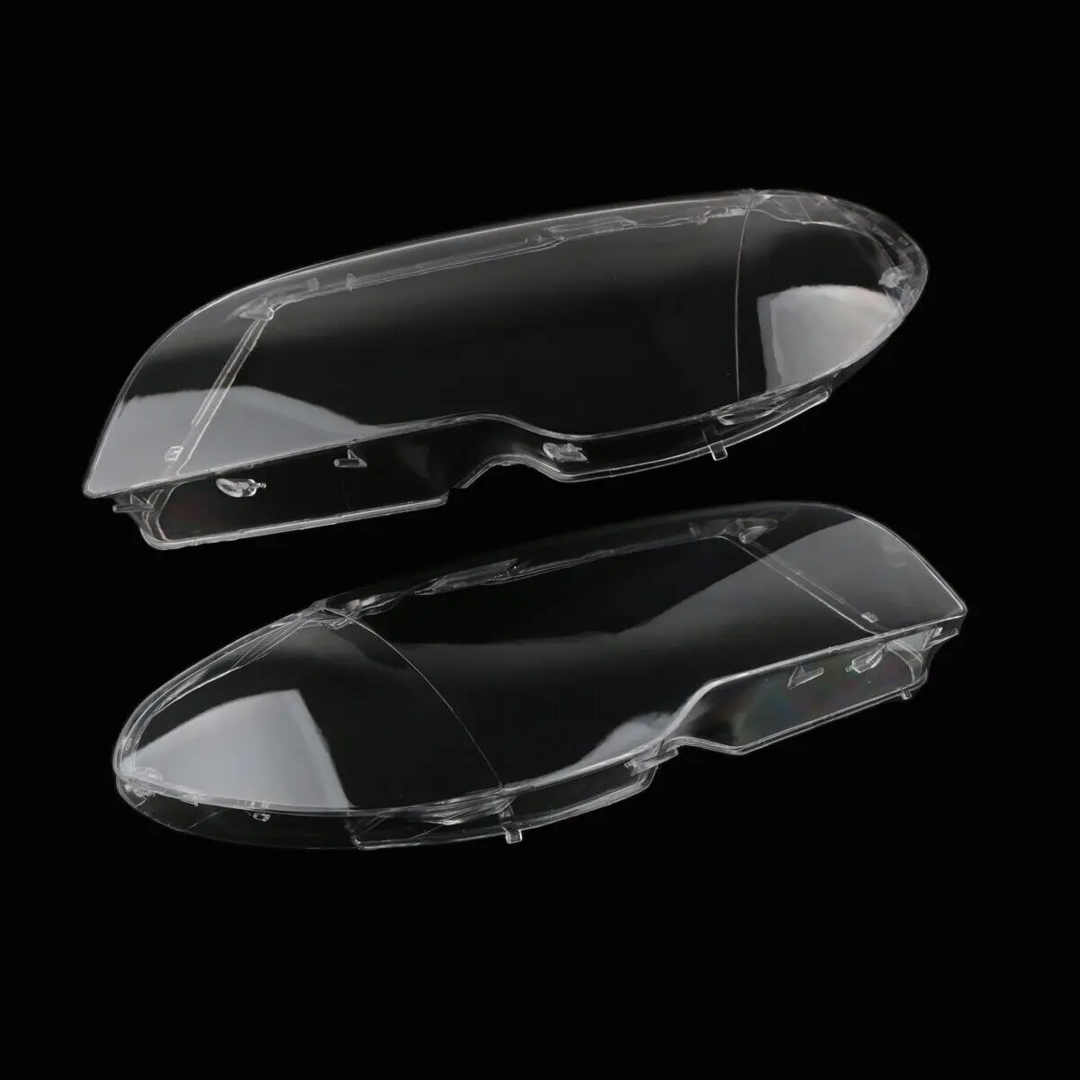 For BMW 3-Series E46 2-Door LCI 325 330 Coupe 2003-2006 Front Headlight Lens Cover Clear Car Headlamp Cover Shell