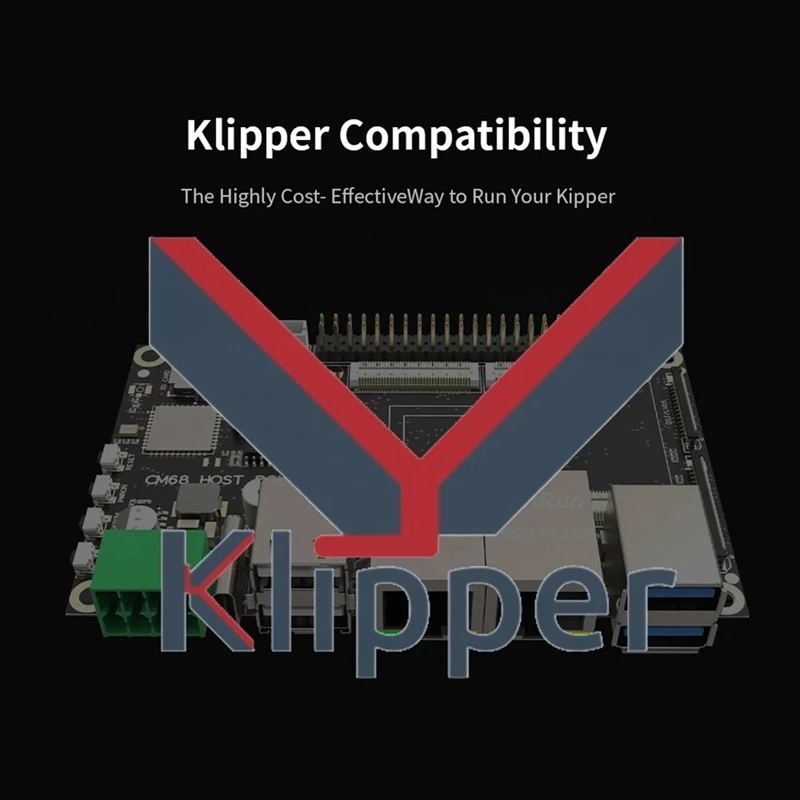 CM68 Host Box & CM68 Core Board -Compatible Output 2X1000m Ethernet 5Xusb Port Cortex-A55 Canbus For Klipper Voron