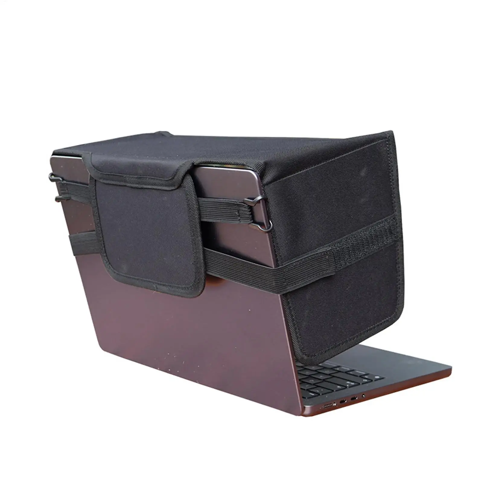 Laptop Sunshade Foldable Heat Resistant Sun Glare Shield Privacy Visor for Outdoor Working Camping Picnic Yard Travel