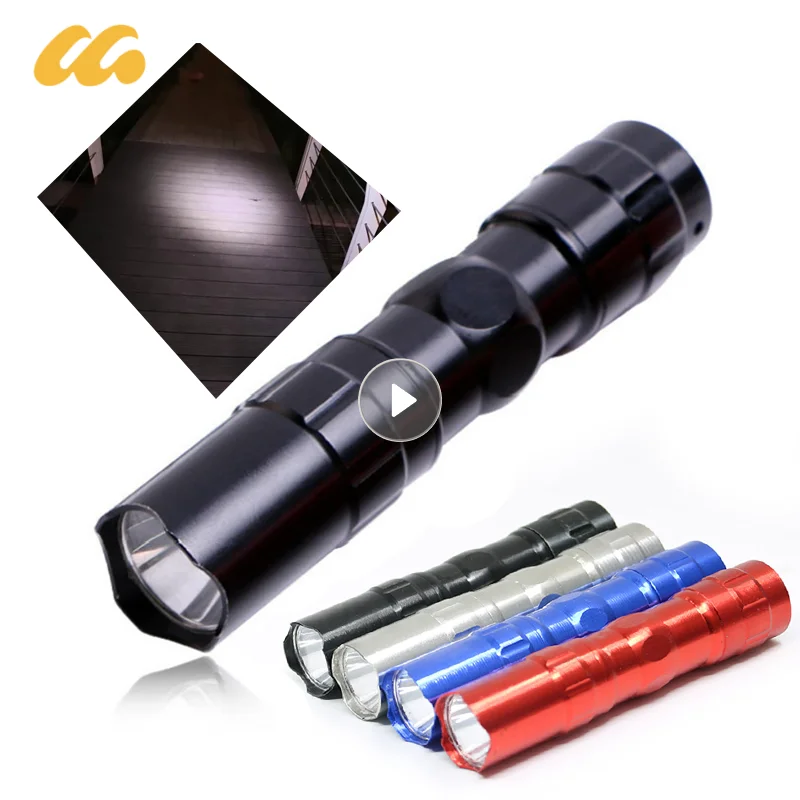 LED Mini Flashlight Outdoor Waterproof Ultra Bright Flashlight Without Battery Portable Torch For Camping Hiking Outdoor Tools