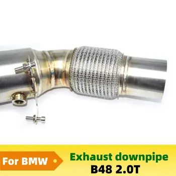 適用於BMW B48 230i 330e 430i 430ix F22 F23 F30 F31 F32 F33 F34 F36 的 SUS304 不鏽鋼排氣管 12 最佳銷售 f30排氣 - №1