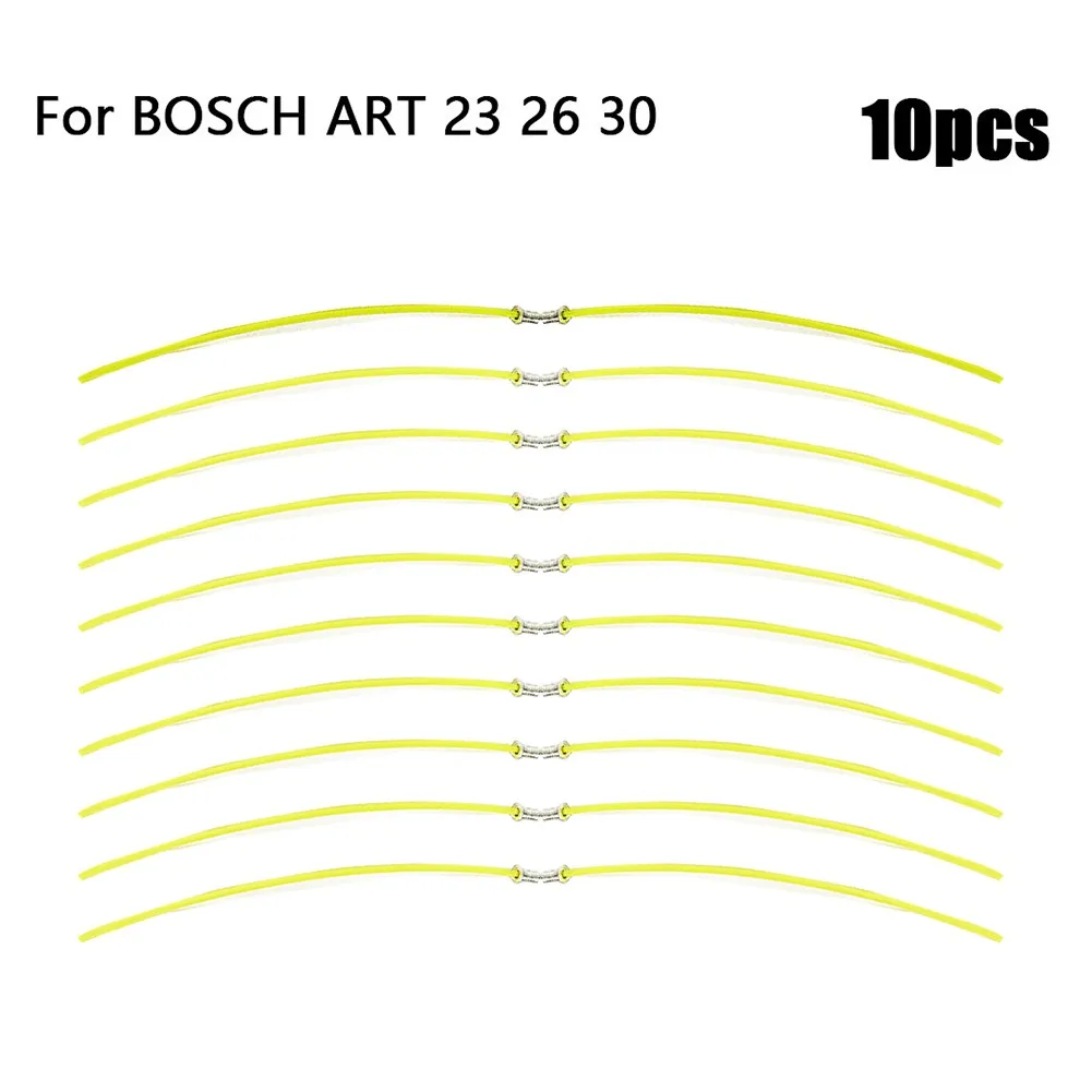 10PCS Strimmer Trimmer Spool Line For Bosch Art 23 26 30 Combitrim Black Decker Aluminum Grass Head Lawn Mower Accessories