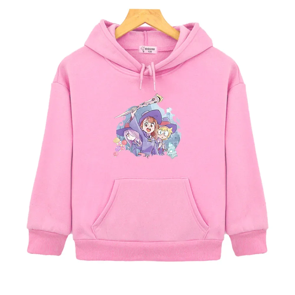 Little Witch Academia Anime Hoodies Aesthetic Manga Sweatshirt Graphic Cartoon Clothes Boys/girls High Street Long-sleeved Hoody