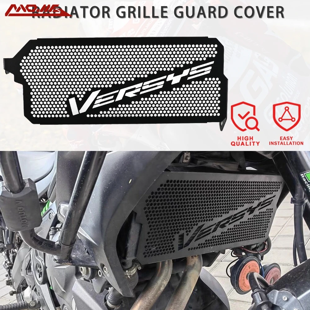 

Защитная решетка радиатора мотоцикла 2025 года, крышка для Kawasaki Versys 650 VERSYS 650 2015-2020 2021 2022 2023 2024