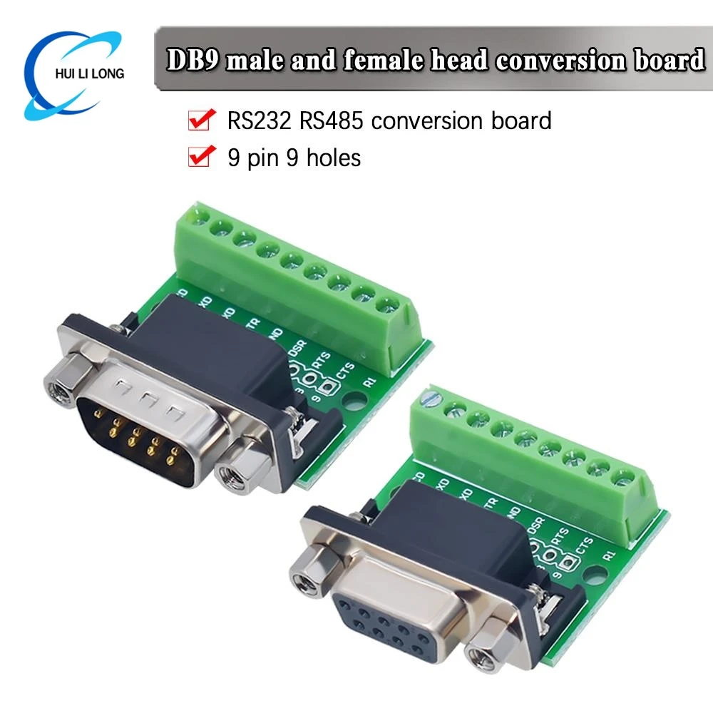 DB9 Male Female Ada…