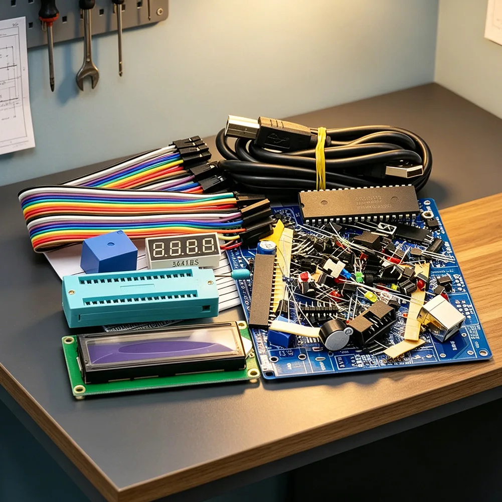 Learning Platform For 51 Microcontroller With Interface Customizable Assembly And Functional Reliability From -40 To +85 C