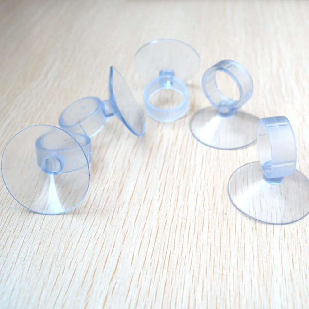 

20Pcs Aquarium Sucker Clips Transparent PVC Strong Adsorption Fixed Fish Tank Holders Adjustable Clamps String Adhesive Sucker