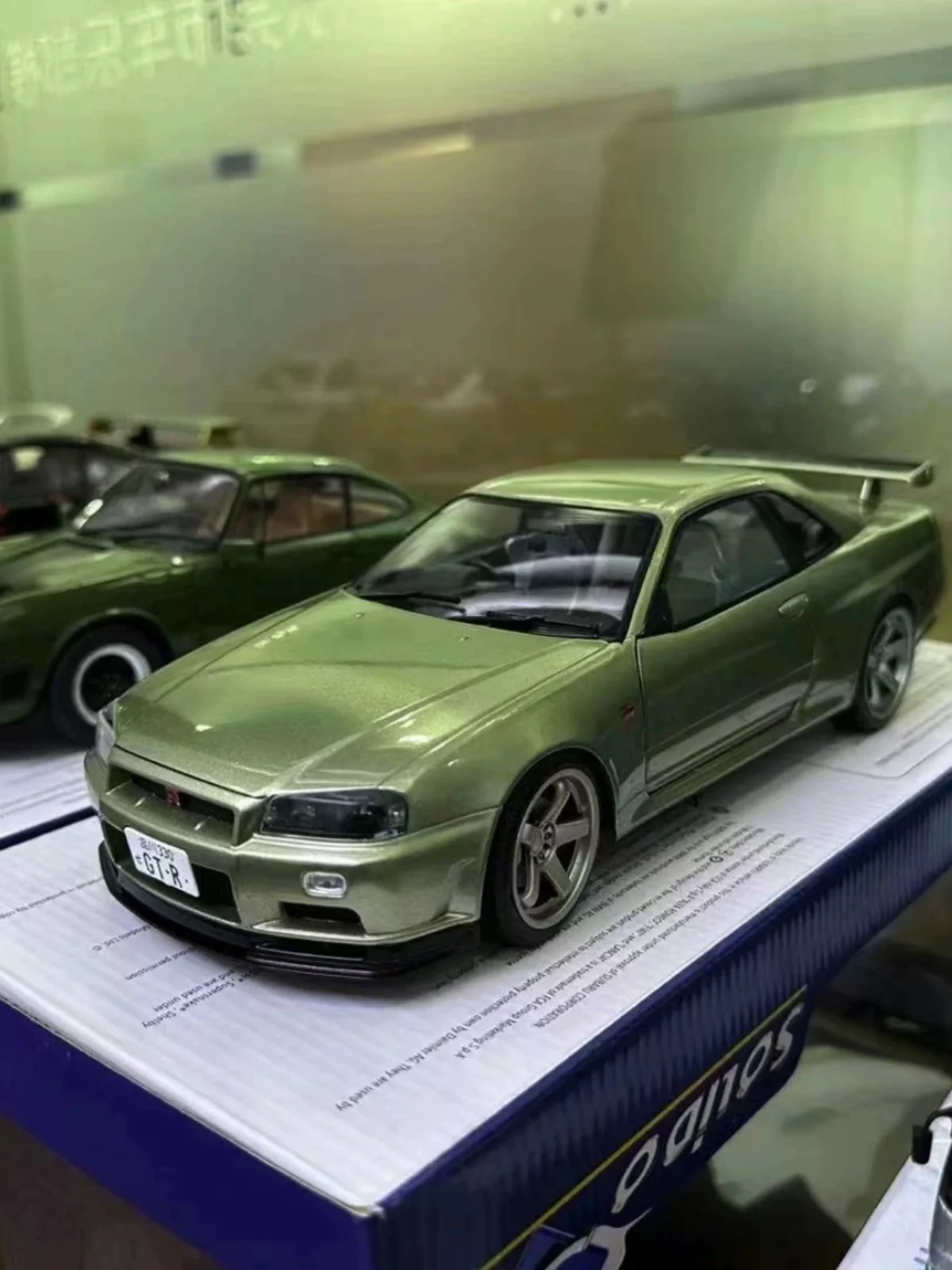 Solido 1:18 R34 1999 JDM Simulation Limited Edition Alloy Metal Static Car Model Toy Gift