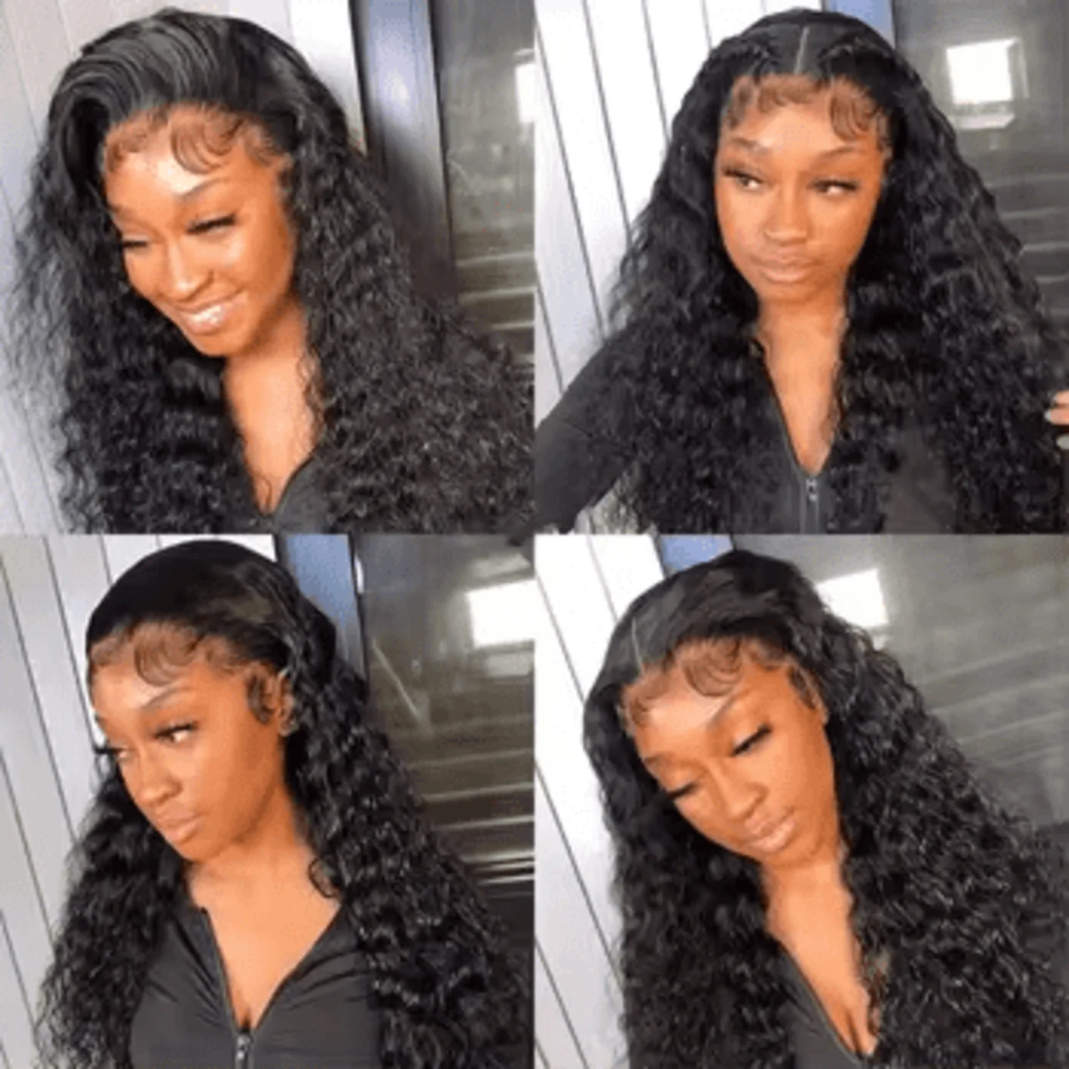 12A Brazilian Curly Bundles With Closure Human Hair Bundles With Frontal Loose Deep Wave Hair Bundles With Closure