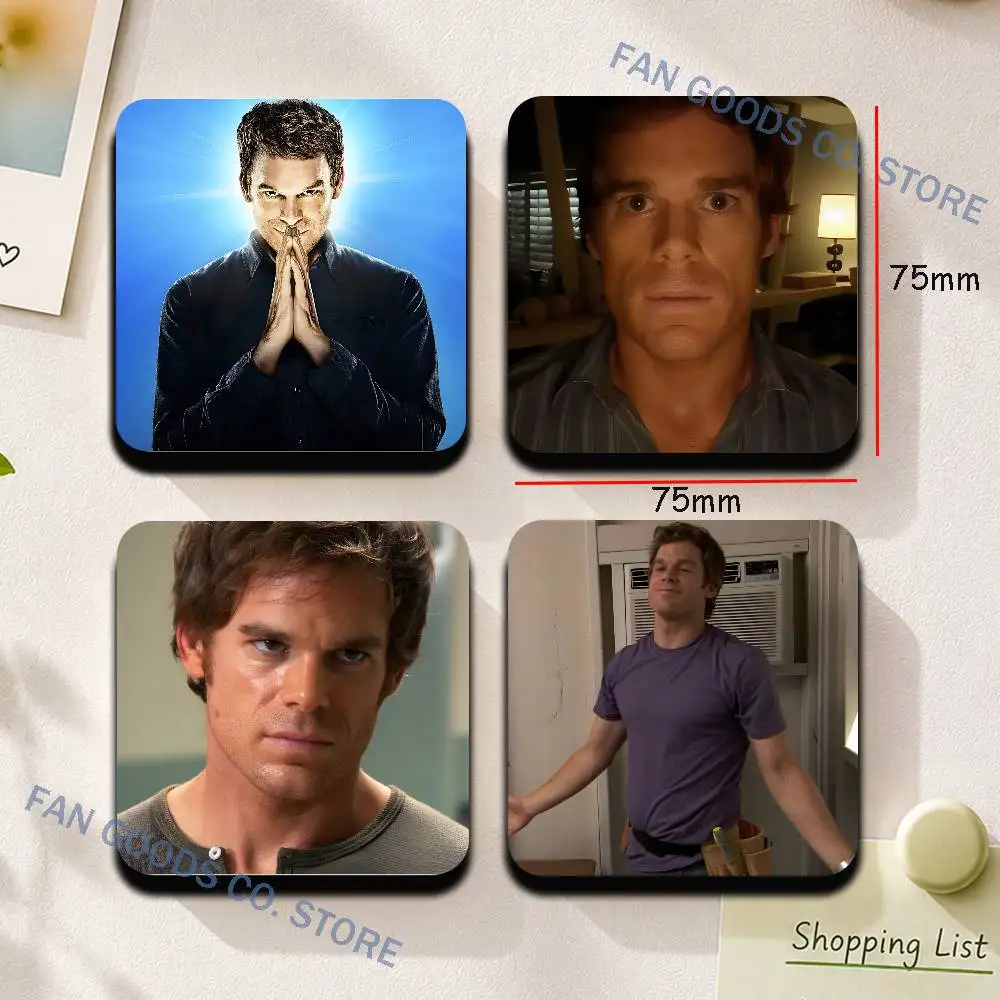 D-Dexter Morgan Magnetic Refrigerator Magnets Cute and Creative Refrigerator Magnets Souvenirs and Gifts