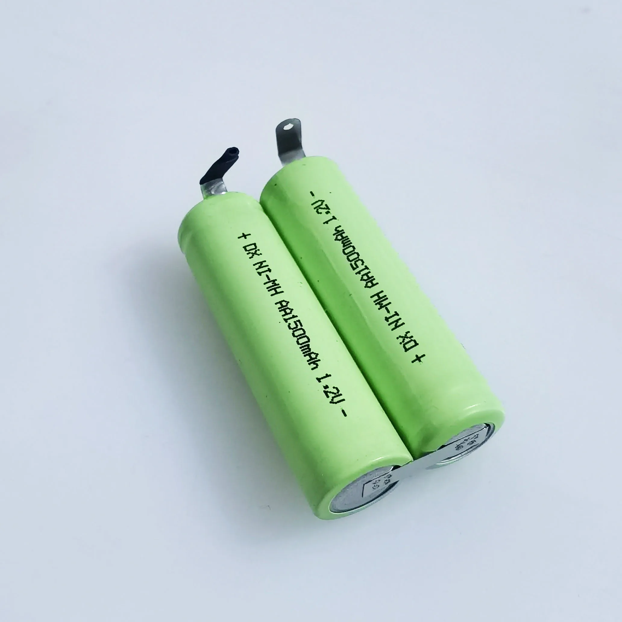 2.4V AA rechargeable battery pack 1500mah 2A ni-mh baterias cell for light cordless phone electric shaver razor