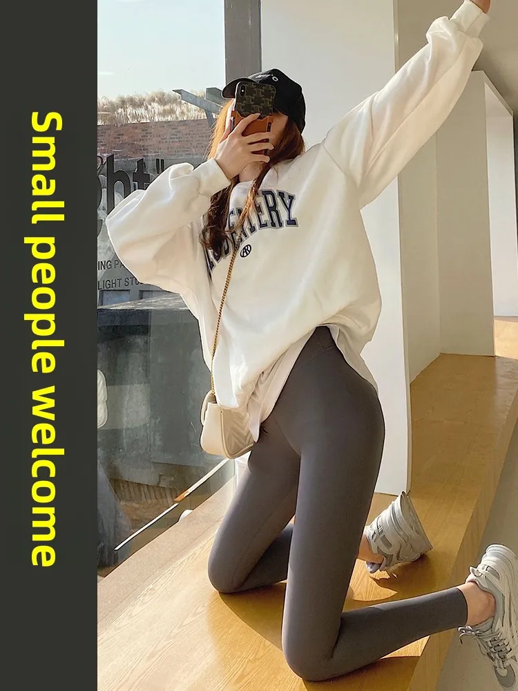 

Облегающие брюки для йоги из кожи, женские летние тонкие брюки Sl l, с контролем живота, подтягивающие ягодицы, семь девяти штанов