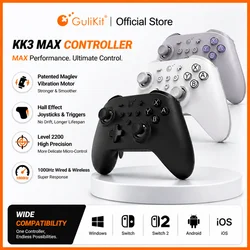 GuliKit KK3 MAX Controller NS39 KingKong 3 Gamepad with Hall Effect Joysticks Triggers for Windows Nintendo Switch 2 Android iOS