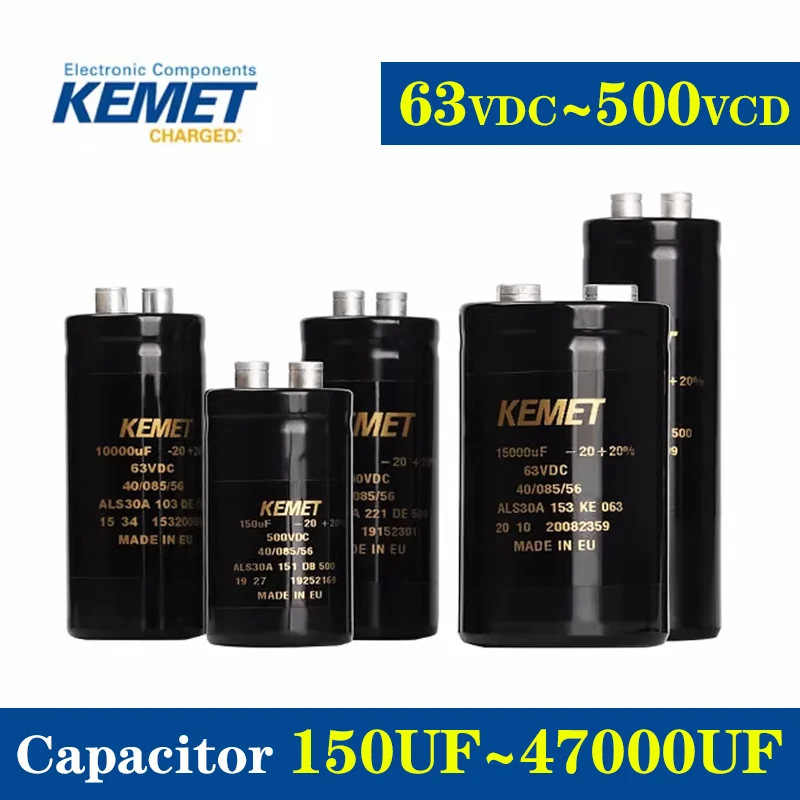 kemet-als30a-63v-100v-400v-450v-500v-コンデンサ-220uf-470uf-680uf-1000uf-2200uf-3300uf-4700uf-6800uf-10000uf-22000uf-47000uf
