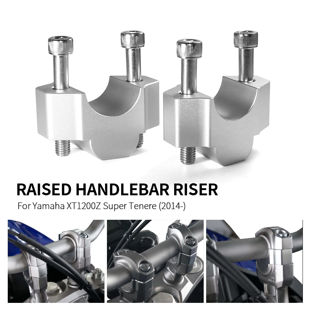 

For Yamaha XT1200Z Super Tenere XTZ1200 XTZ 1200 XT 1200 Z 2014- Motorcycle Handlebar Riser Drag Handle Bar Clamp Extend Adapter