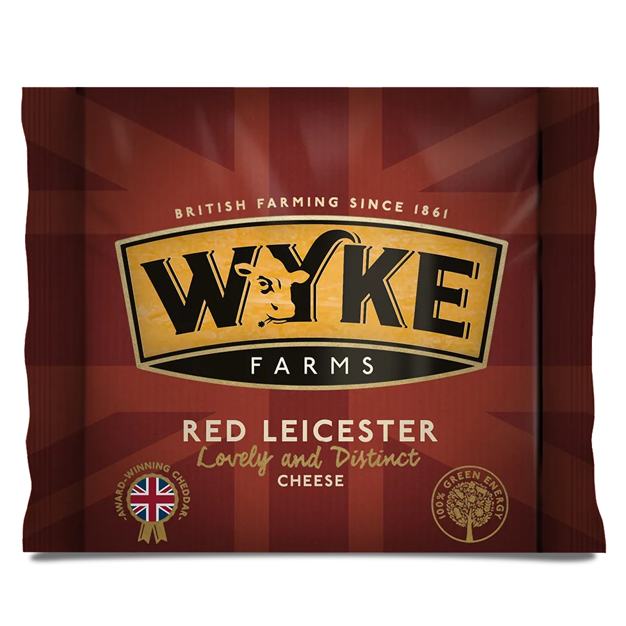 Cheddar Red Leicester Käse 200g - Wyke Farmen