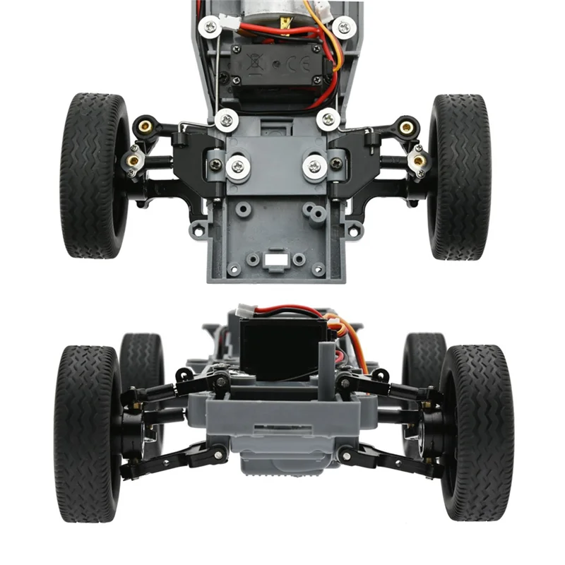 Metalen Stuurbekerset Boven-En Onderarm Voor Wpl D12 D22 D32 D42 1/10 Rc Auto Upgrade Onderdelen Reserveaccessoires