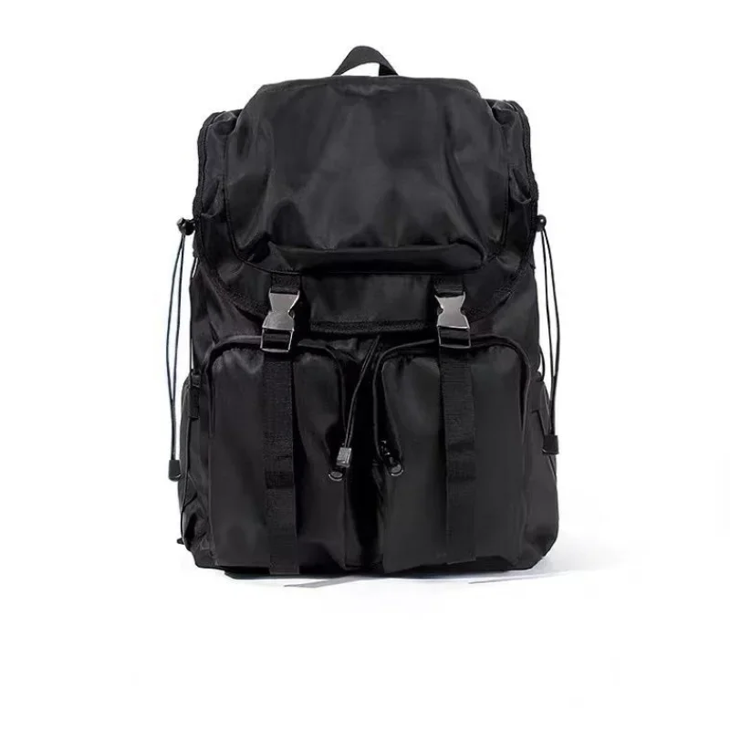 Plecak nylonowy Unisex solidny miękki dorywczo modny plecak o dużej pojemności tornister designerski plecak podróżny