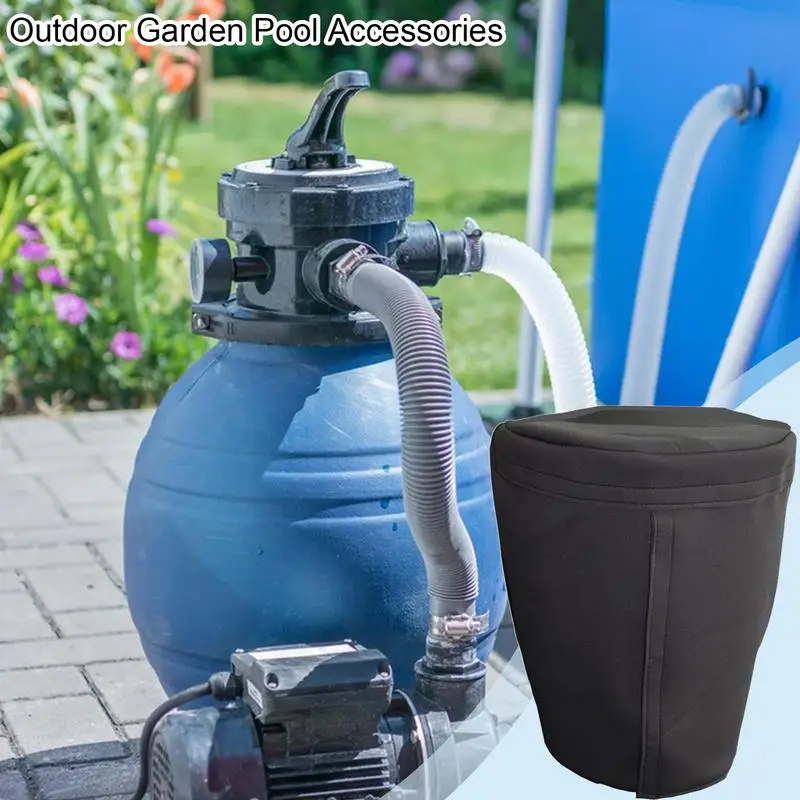 Abdeckung der Sandfilterpumpe, wasserdichte Abdeckung für Poolgeräte, Sandfilterpumpe, Outdoor-Schutzabdeckung, wasserdichte Sandfilterpumpe