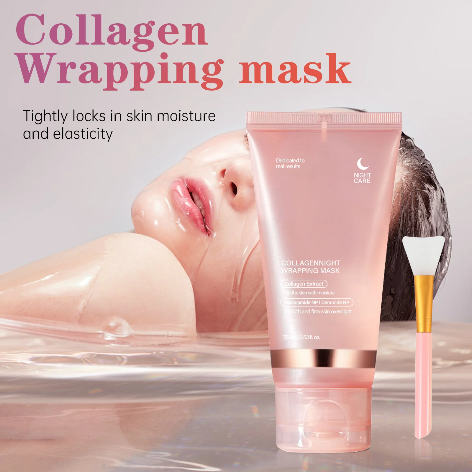 Collagen Overnight Radiance Mask 75ml – Nourishes Skin Overnight, Smooths Fine Lines and Enhances Natural Morning Glow