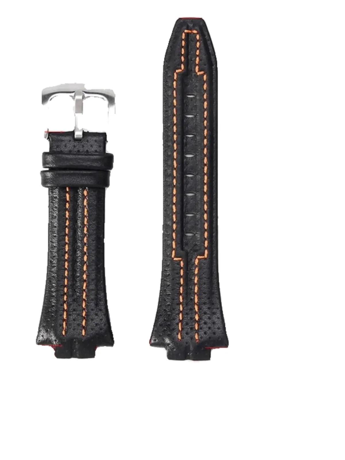 15mm Genuine Leather Watch Straps for Seiko sportura SNL029P2 SNL021P1 SNA595P2 SNL017P1 Watchband Waterproof Sport Bracelet