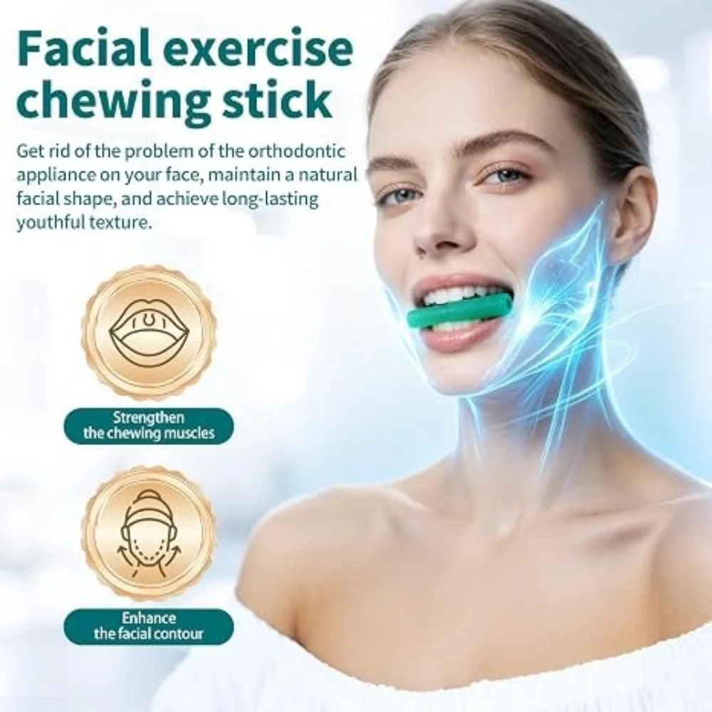 Handheld Hollow Silicone Orthodontic Chewies Aligner Bite Stick Prevent Braces Face Teeth Correction Chew Stick for Invisible