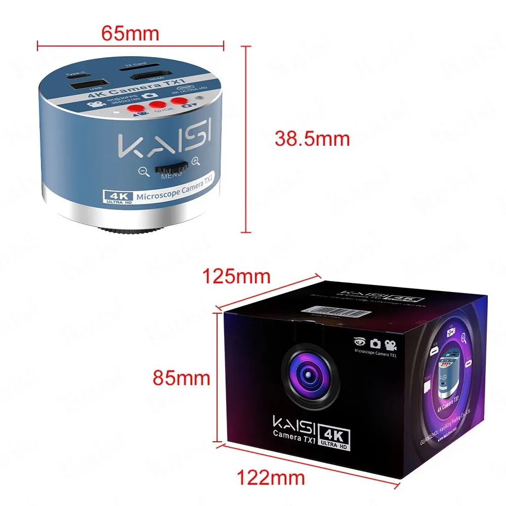 2026/New design Kaisi TX1 Digital Switchable Polarizing Microscope Camera Video Recorder Electronic Microscope Digital Camera