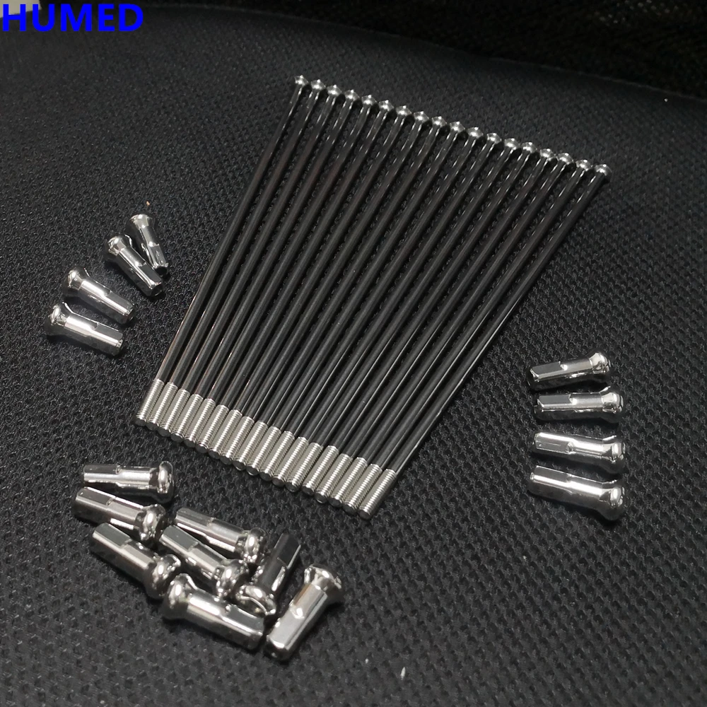 

36pcs/lot Motorcycle 18 19 21inch Wheel Spokes Diameter 4.0mm 192/204/224mm Material 304 stainless steel Motorcycle rim spoke