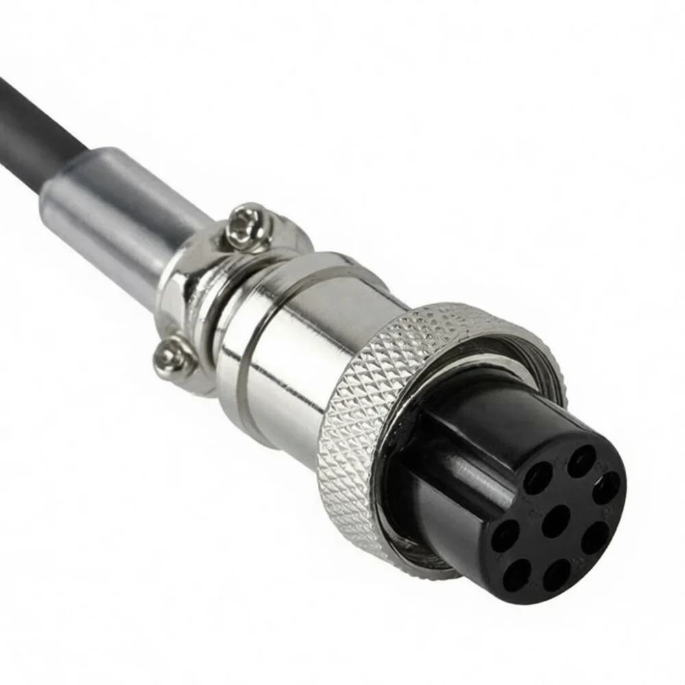 High Quality 8 Pin Aviation Extension Cable For EMS53 EMS57 MC44 TM241 HM36 Microphone Cord Audio Data Transfer Lead
