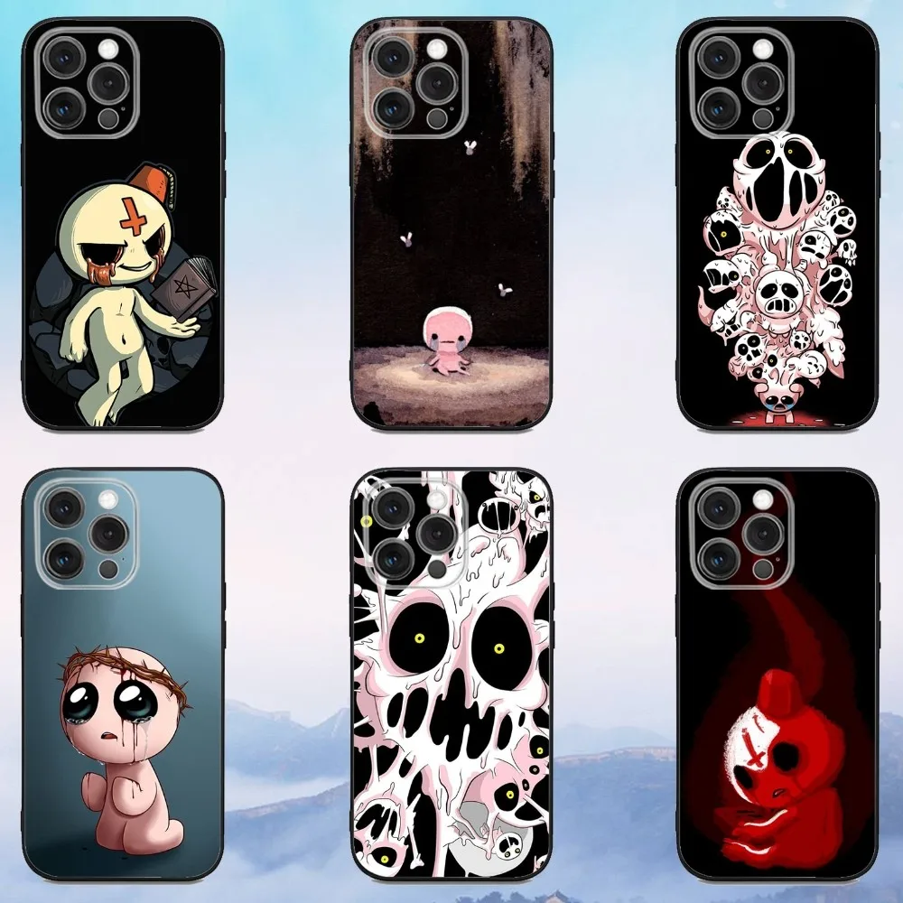 

The Binding of Isaac Phone Case For iPhone 16e,16,15,14,13,12,11,Pro,X,XS,Max,XR,Plus,Mini Soft Black Cover