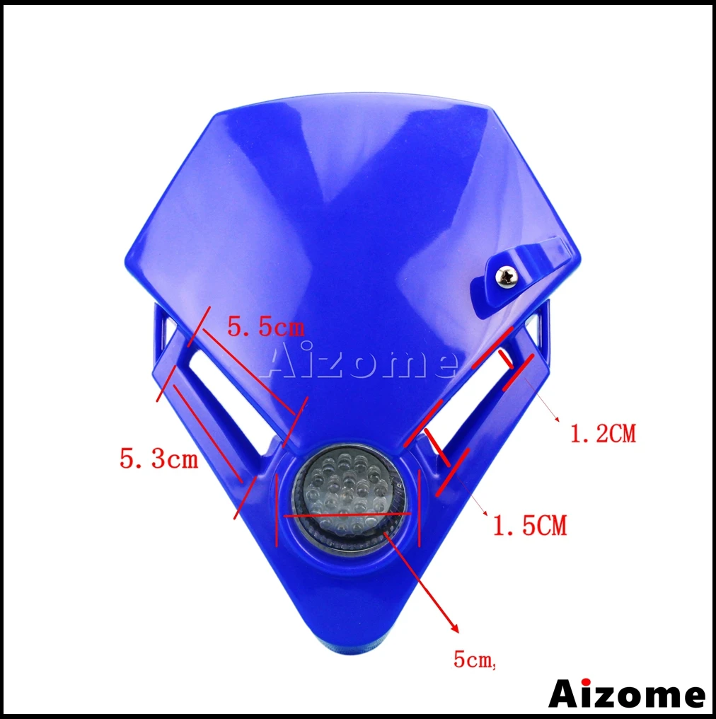 Motocross Dual Sports LED Headlight Fairing Racing Bike Dirt Bike Enduro Mini Headlight Lighthouse For GASGAS TXT PRO 280 125
