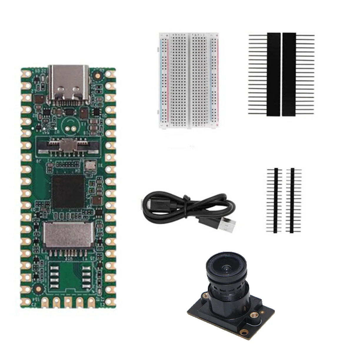 

Комплект макетной платы ATP-RISC V Milk V Duo + 2MP CAM GC2083 CV1800B Поддержка Linux для энтузиастов IoT DIY геймеров