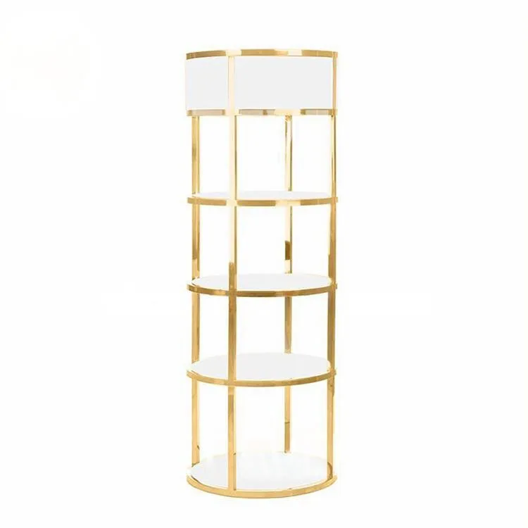 * Round Shape Back Back Display Hotel Drink Serive Wedding Party Event Wine Cocktail Wine Shelf for Bar Counter