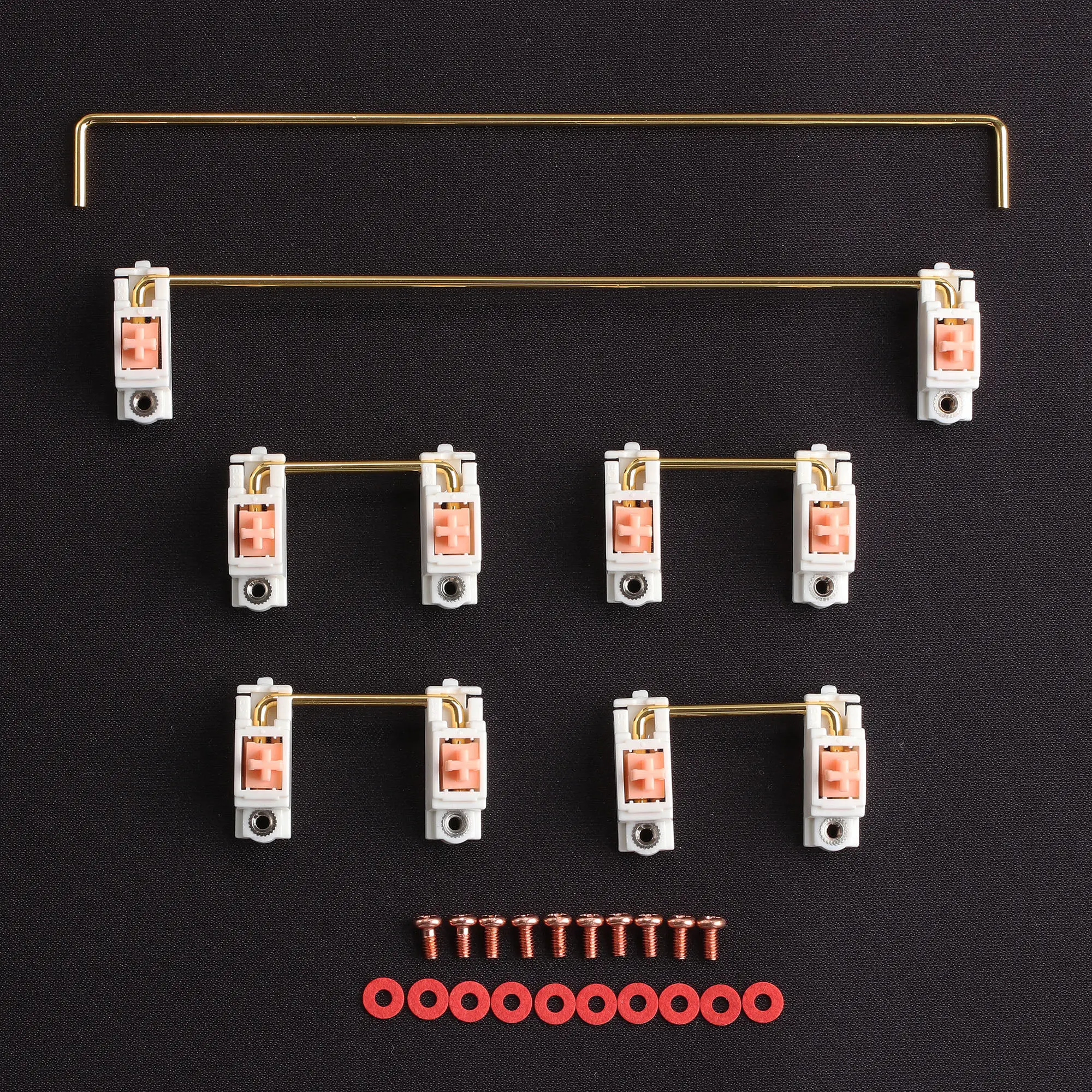 Equalz PCB Screw in Stabilizer set 6.25u/7u V3 for mx mechanical keyboard and HE keyboard use