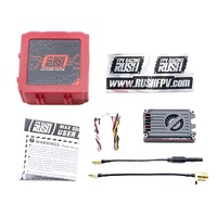 RUSH TANK MAX SOLO 5.8GHz 2.5W High Power 48CH VTX Video Transmitter with CNC shell for RC FPV Long Range Fixed-wing Drones DIY
