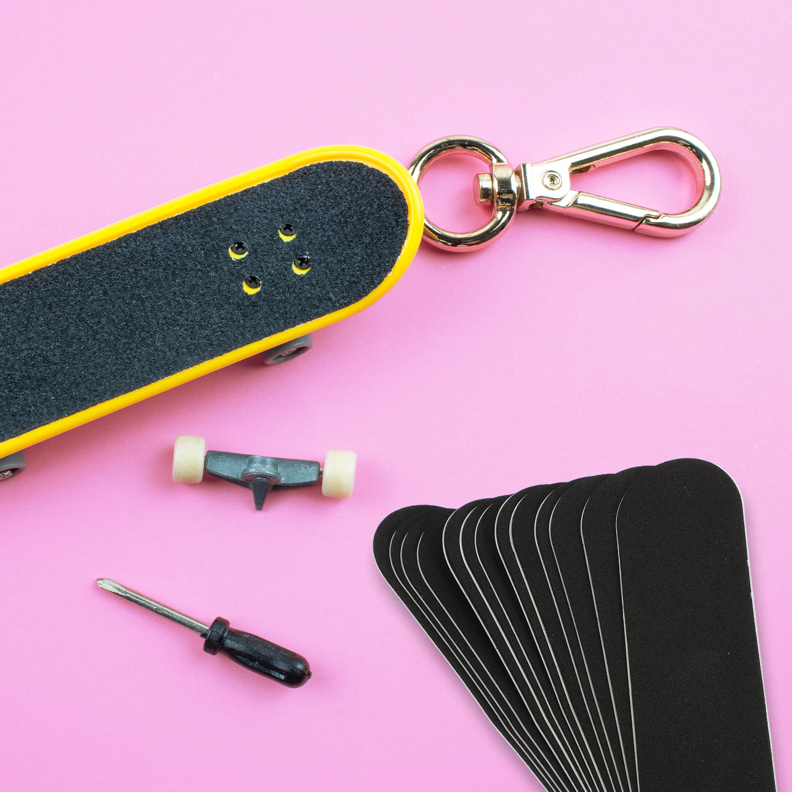 10 pz Nastro 31mm * 96mm Premium Spugna Grip Finger Skateboard Grip Tape Mini Skateboard Accessori Giocattolo